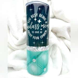 Handmade 20oz Insulated Tumbler- BADA$$ MOM